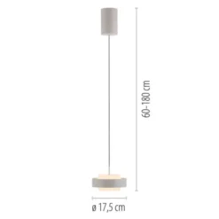 Schöner Wohnen Kollektion LED Pendelleuchte Elmo, sandbrise Comfort Lift