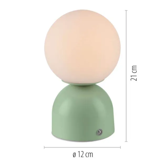 Schöner Wohnen-Kollektion LED Akku Tischleuchte RUDI, Frühlingserwachen USB