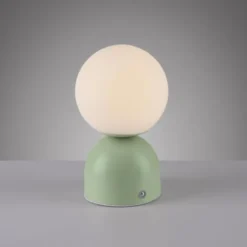 Schöner Wohnen-Kollektion LED Akku Tischleuchte RUDI, Frühlingserwachen USB