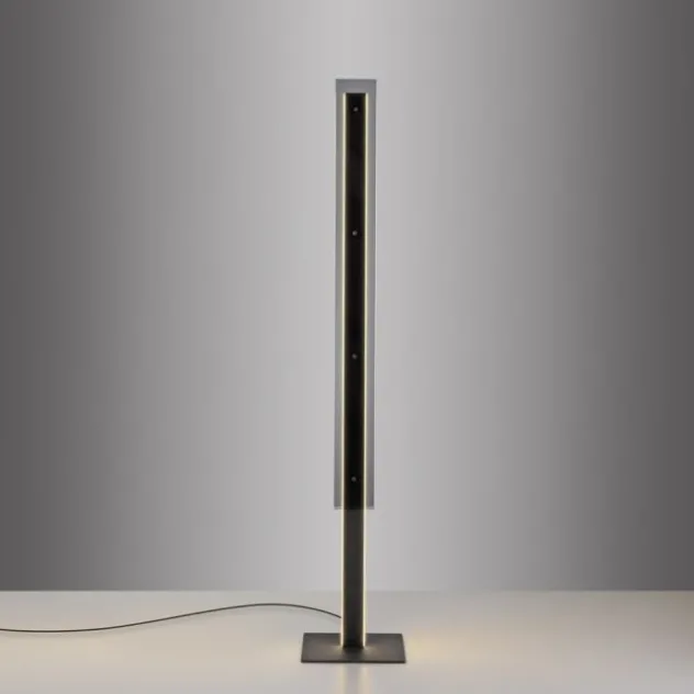 Schöner Wohnen-Kollektion LED Stehleuchte LENA, schwarz, Schnurdimmer, Memory