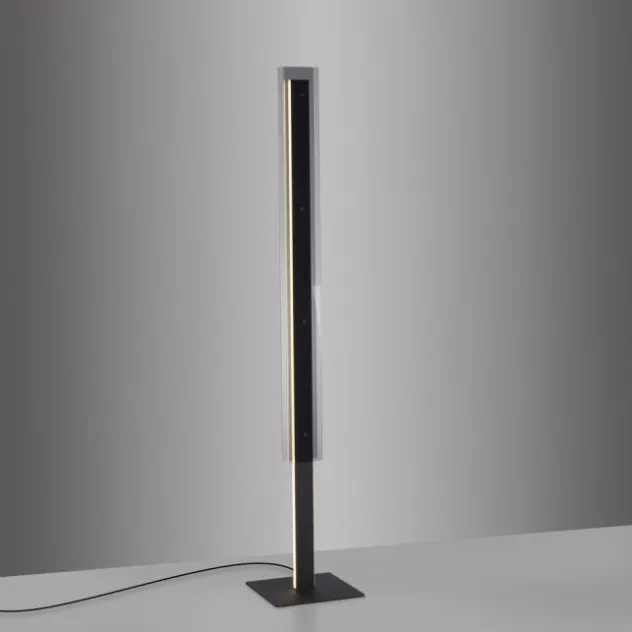 Schöner Wohnen-Kollektion LED Stehleuchte LENA, schwarz, Schnurdimmer, Memory