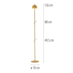 Schöner Wohnen-Kollektion LED Akku Stehleuchte BELLIES, Blütenzauber, aufladbar, USB-Ladekabel