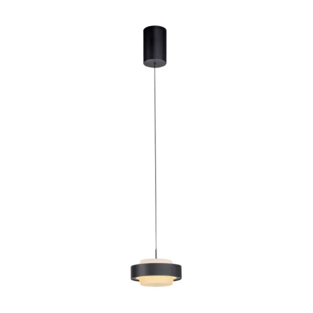 Schöner Wohnen Kollektion LED Pendelleuchte Elmo, schwarz Comfort Lift