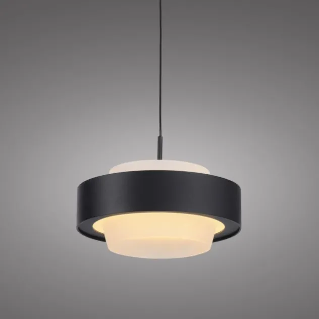 Schöner Wohnen Kollektion LED Pendelleuchte Elmo, schwarz Comfort Lift