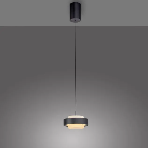 Schöner Wohnen Kollektion LED Pendelleuchte Elmo, schwarz Comfort Lift