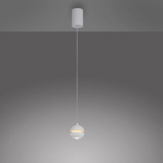 Schöner Wohnen-Kollektion LED Pendelleuchte LINI, weiss, Comfort Lift