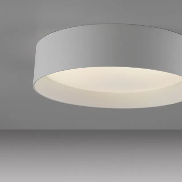 Schöner Wohnen-Kollektion LED Deckenleuchte TAVOLI weiss, rund D=28,5cm, dimmbar, Fernbedienung