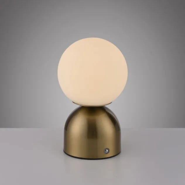 SCHÖNER WOHNEN-Kollektion LED Akku Tischleuchte RUDI, gold, USB-Ladekabel