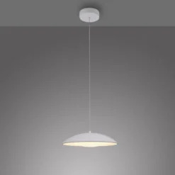 Schöner Wohnen-Kollektion LED Pendelleuchte LENTE, weiss, einflammig, dimmbar, Memoryfunktion