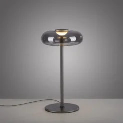 Schöner Wohnen-Kollektion LED Tischleuchte POSH, grau, dimmbar, warmweiß