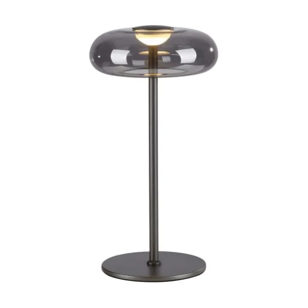 Schöner Wohnen-Kollektion LED Tischleuchte POSH, grau, dimmbar, warmweiß