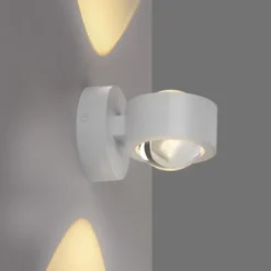 Schöner Wohnen-Kollektion LED Wandleuchte CHIA, weiss, Up- & Down Light