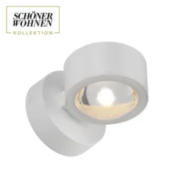 Schöner Wohnen-Kollektion LED Wandleuchte CHIA, weiss, Up- & Down Light