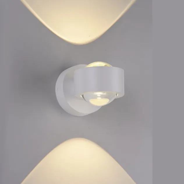 Schöner Wohnen-Kollektion LED Wandleuchte CHIA, weiss, Up- & Down Light