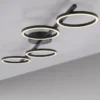 Schöner Wohnen-Kollektion LED Deckenleuchte MINI RITUS, schwarz, dimmbar