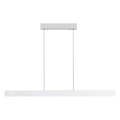 Schöner Wohnen-Kollektion LED Pendelleuchte ADRIANA ROUND, weiss, dimmbar
