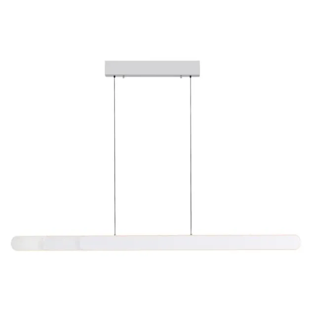 Schöner Wohnen-Kollektion LED Pendelleuchte ADRIANA ROUND, weiss, dimmbar