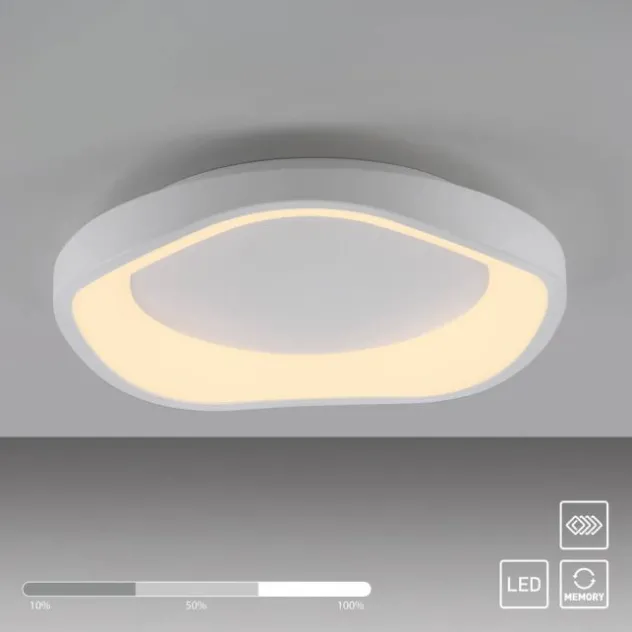 Schöner Wohnen-Kollektion LED Deckenleuchte MONTA, weiss, dimmbar, Memoryfunktion