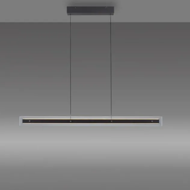 Schöner Wohnen-Kollektion LED Pendelleuchte LENA, schwarz, Dimmer, Up-and Down