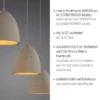 Schöner Wohnen-Kollektion Pendelleuchte TRAVENTA, sandfarben, 3-flammig