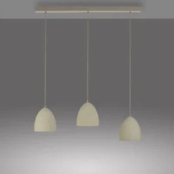 Schöner Wohnen-Kollektion Pendelleuchte TRAVENTA, sandfarben, 3-flammig