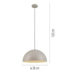 Schöner Wohnen-Kollektion Pendelleuchte ALI, sandfarben, LED geeignet
