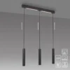Schöner Wohnen-Kollektion Pendelleuchte DANTE, schwarz, 3-flammig, Serienschalter