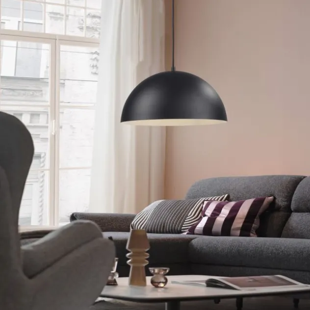 Schöner Wohnen-Kollektion Pendelleuchte ALI, schwarz, LED geeignet