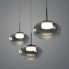 Schöner Wohnen-Kollektion Pendeleuchte SIA schwarz, 3-flammig, dimmbar, SimplyDim, höhenverstellbar