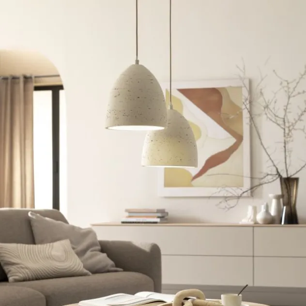 Schöner Wohnen-Kollektion Pendelleuchte TRAVENTA, sandfarben, E27 Fassung