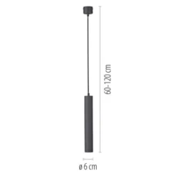 Schöner Wohnen-Kollektion Pendelleuchte DANTE, schwarz, einflammig