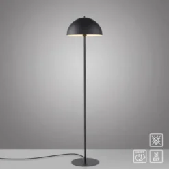 Schöner Wohnen-Kollektion Stehleuchte ALI, schwarz, Fußschalter