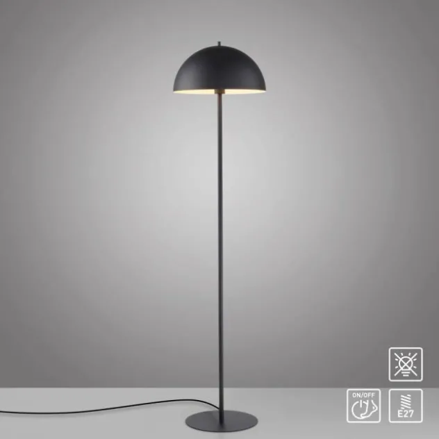 Schöner Wohnen-Kollektion Stehleuchte ALI, schwarz, Fußschalter