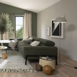 Schöner Wohnen-Kollektion Stehleuchte ALI, sandfarben, Fußschalter