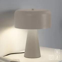 Schöner Wohnen-Kollektion Tischleuchte PENTO, sandfarben, 1,5 m Kabellänge