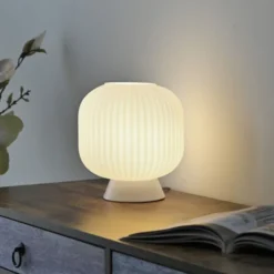 Schöner Wohnen-Kollektion Tischleuchte NAMI, weiss, E27, LED geeignet