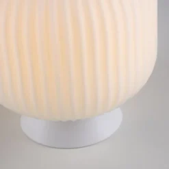 Schöner Wohnen-Kollektion Tischleuchte NAMI, weiss, E27, LED geeignet