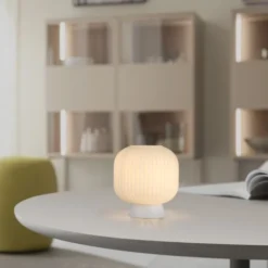 Schöner Wohnen-Kollektion Tischleuchte NAMI, weiss, E27, LED geeignet