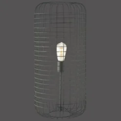 Tischleuchte, Industrial Design, schwarz, Retro, filigran