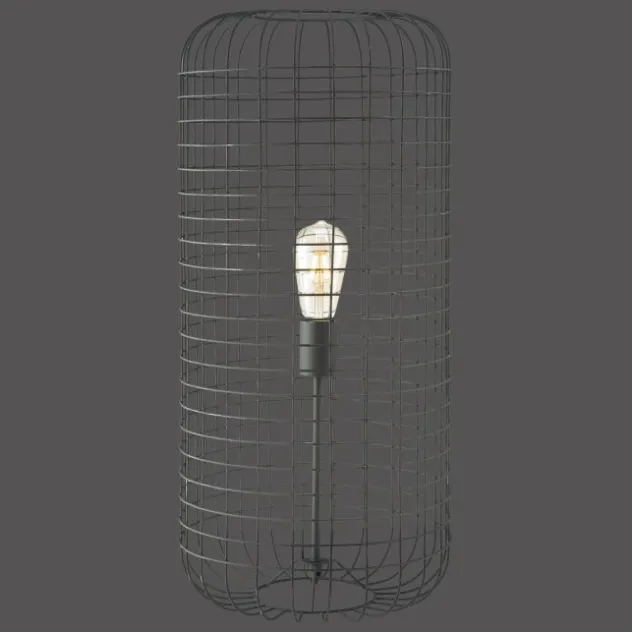 Tischleuchte, Industrial Design, schwarz, Retro, filigran